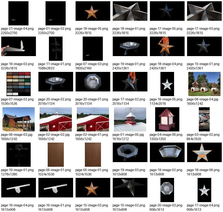 Dealer sales kit preview for Tanasi Designs cupolas