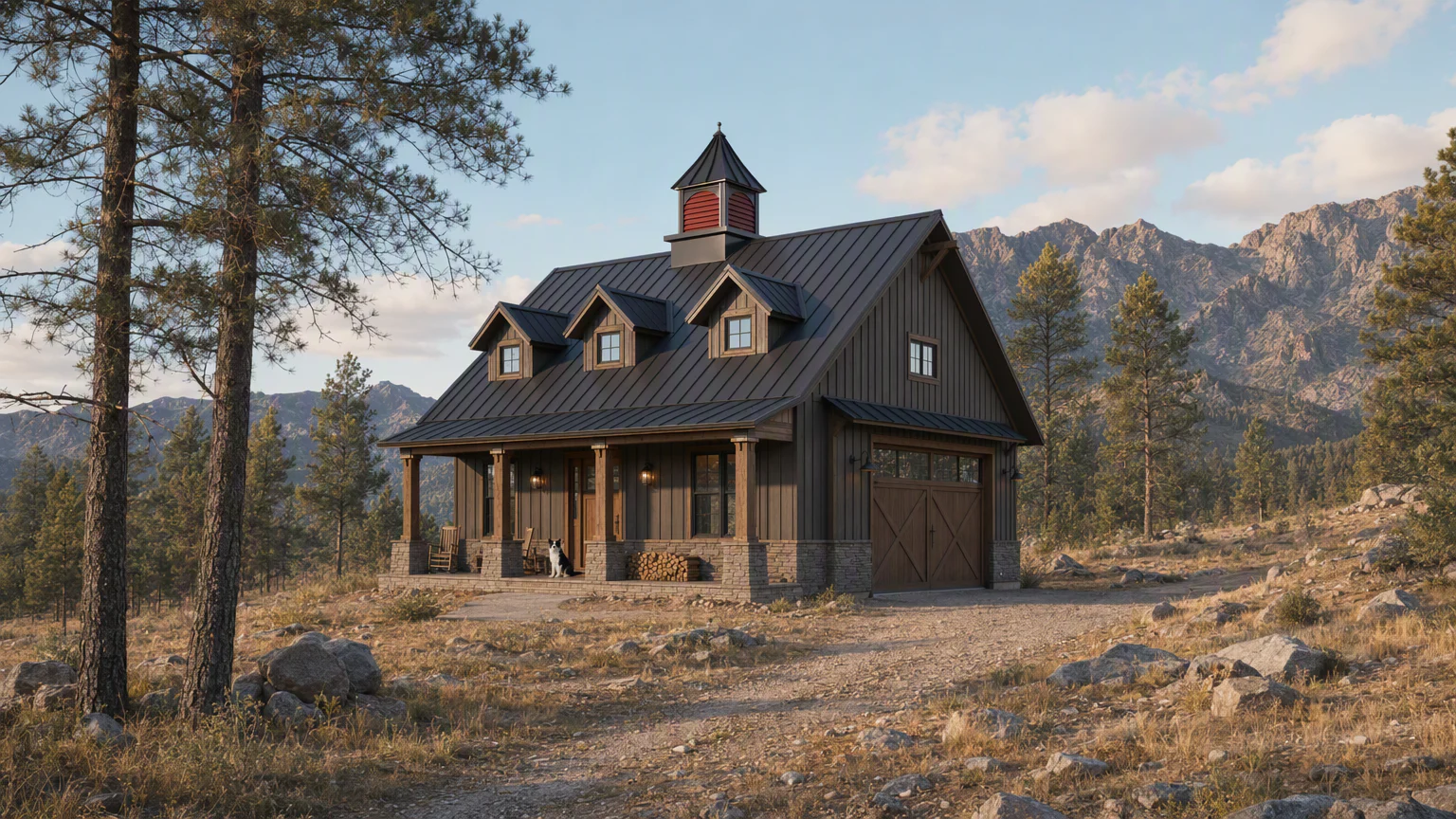 Modern farmhouse cupola inspiration for a barndominium