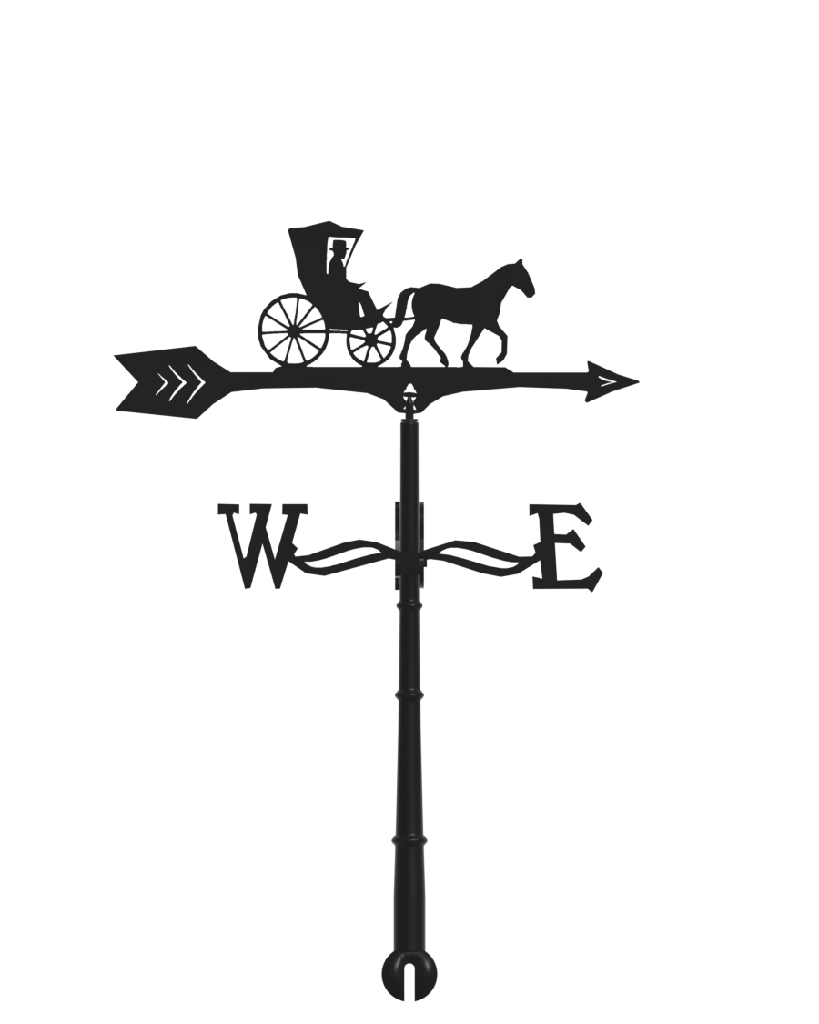 Horse and Buggy Weathervane