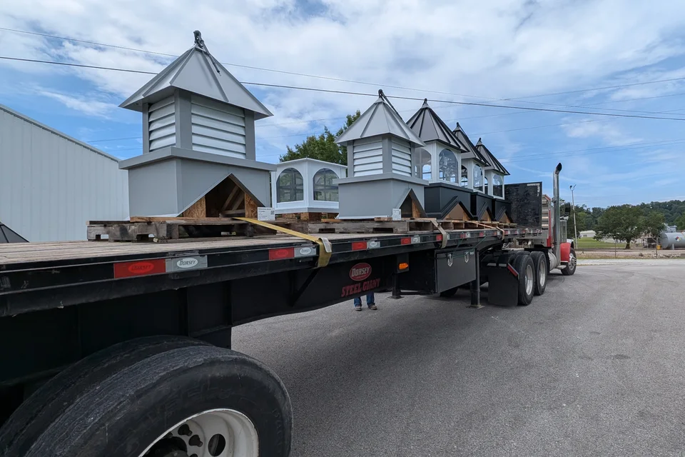 Cupola shipment ready for trade project delivery